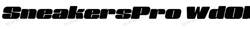 SneakersPro WdObl字体转换 SneakersPro WdObl字体转换
